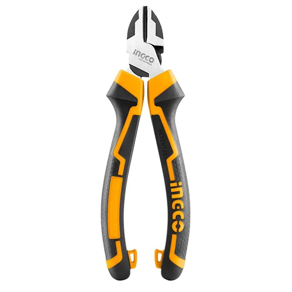 Ingco High leverage diagonal cutting pliers.