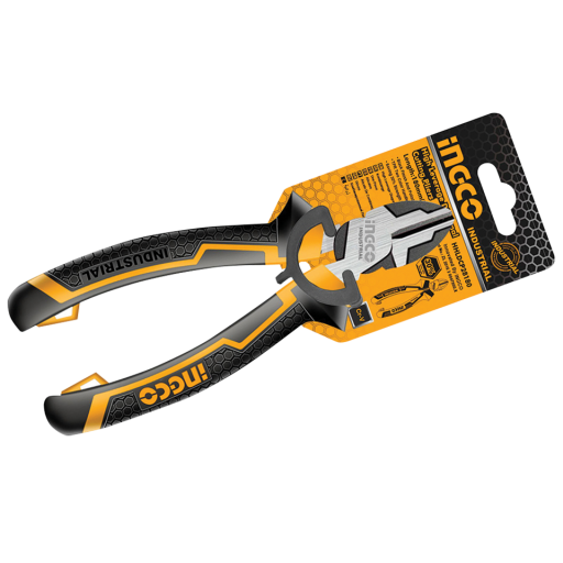 Ingco High leverage heavy-duty diagonal cutting pliers.