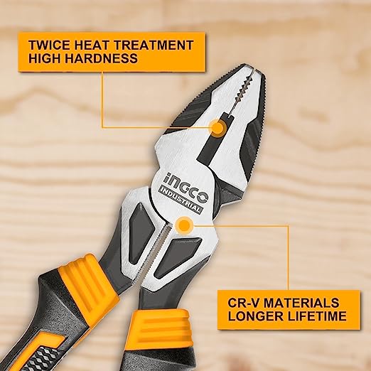 INGCO 3 PCS High Leverage Pliers Set