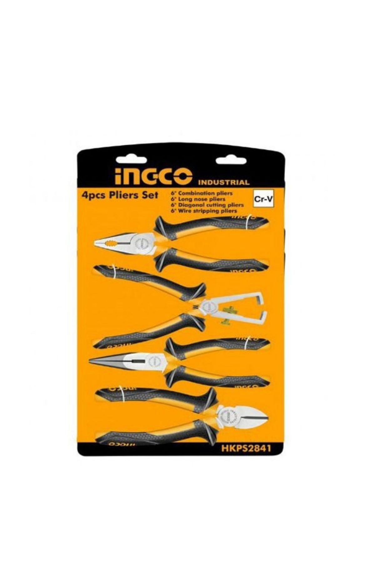 Ingco 4pcs Pliers set