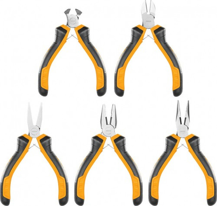 Ingco 5Pcs mini pliers set