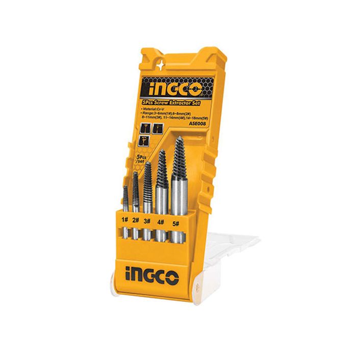 INGCO 5PCS Screw extractor