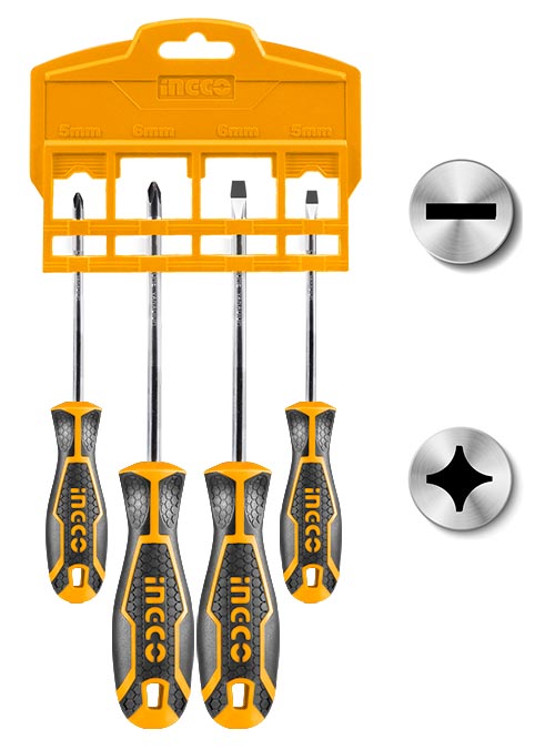 ingco 4 Pcs screwdriver set