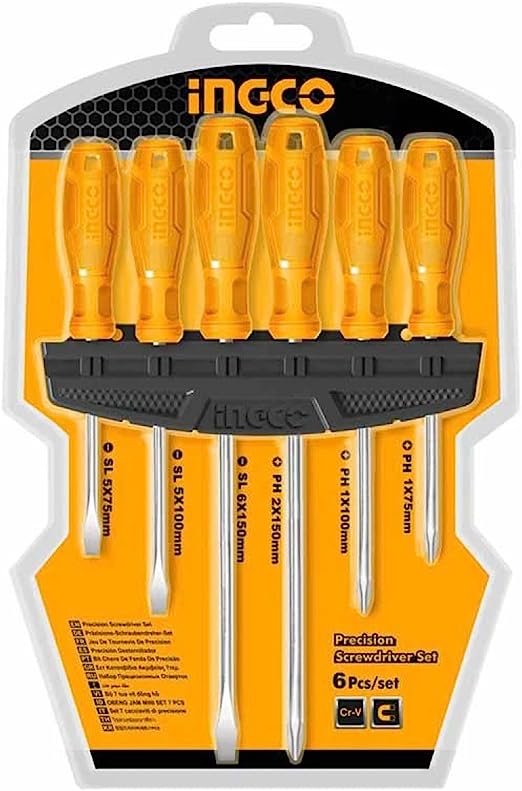 Ingco 6 pcs screwdriver set.