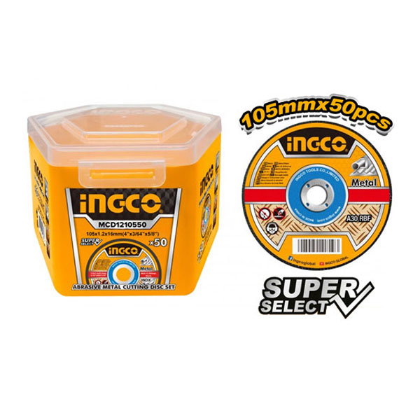 INGCO Abrasive metal cutting disc set