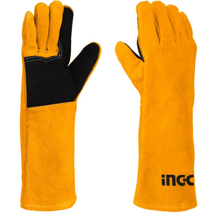 Welding leather gloves