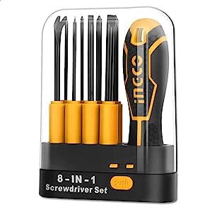 Ingco aKISD0901 Screwdriver Set - 9 Pieces