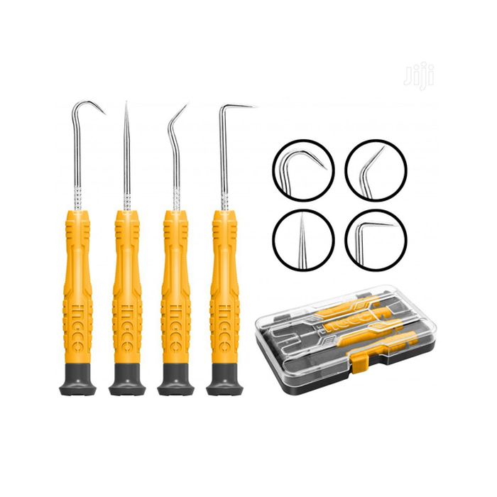 Ingco 4Pcs Pick and Hook Set
