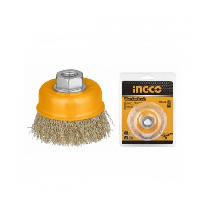 INGCO Cup wire brush with nut