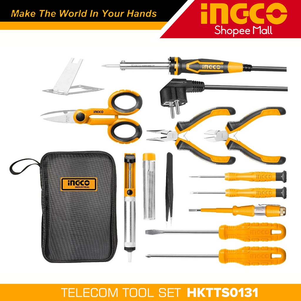 Ingco 13 Pcs Telecom Tools Set