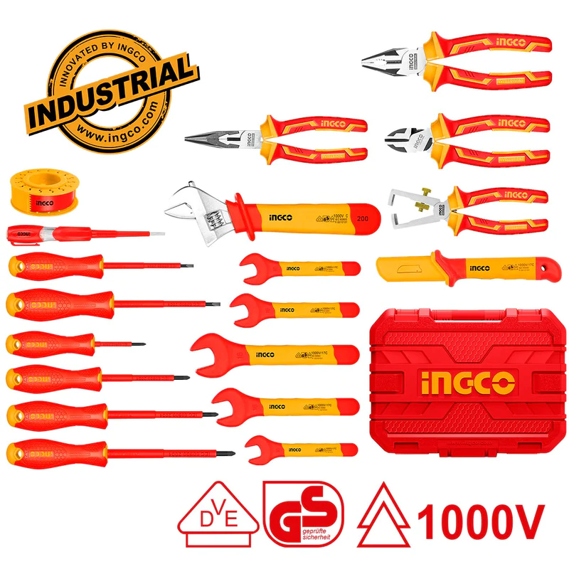 Ingco 19Pcs Insulated Hand Tools Set
