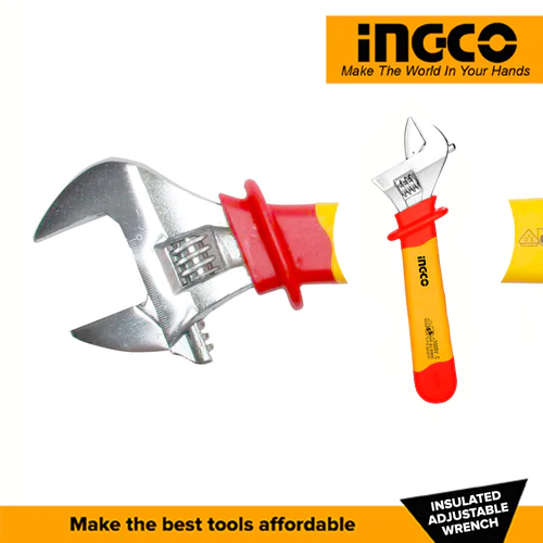 ingco Insulated adjustable wrench