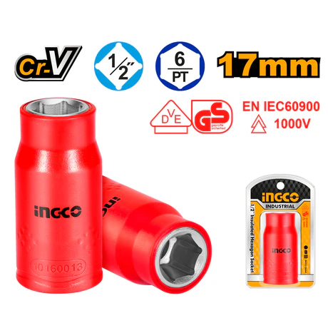 Ingco 1/2 Insulated Hexagon Socket -17mm