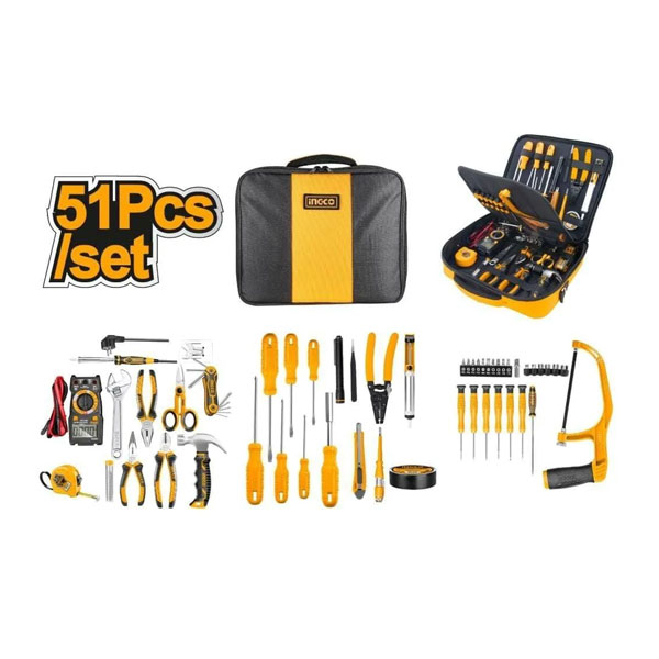INGCO, Telecom Tools Set, 51 Pieces