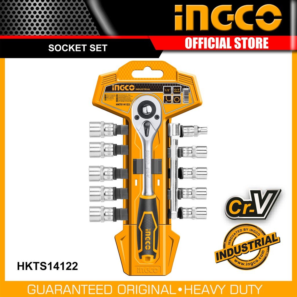INGCO 1/4 Socket 12PCS/SET