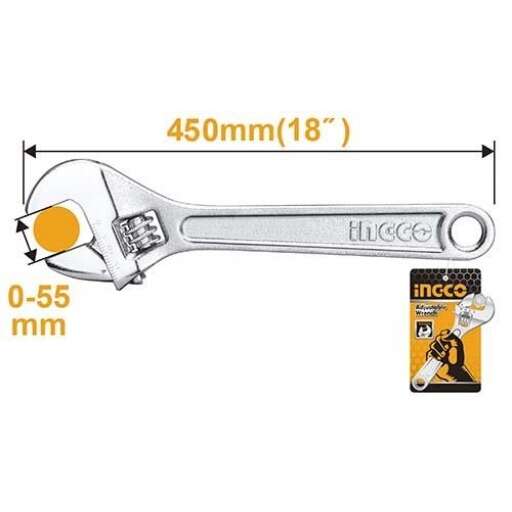Ingco Adjustable wrench
