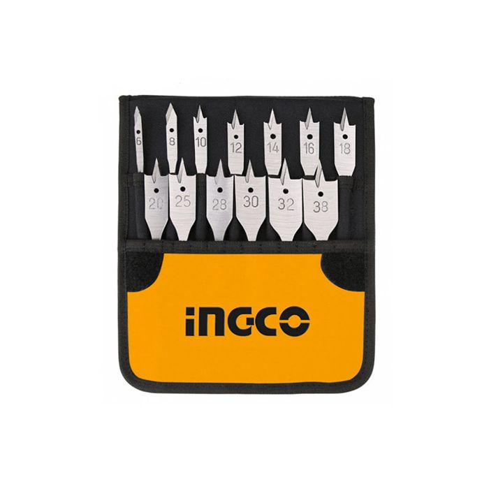 13pcs Flat wood drill bits set