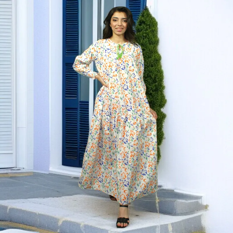 Women's Elegant Floral Print Dress