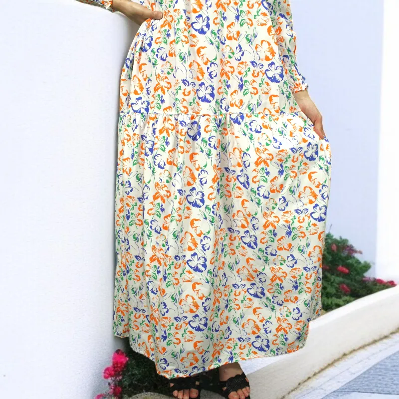 Women's Elegant Floral Print Dress