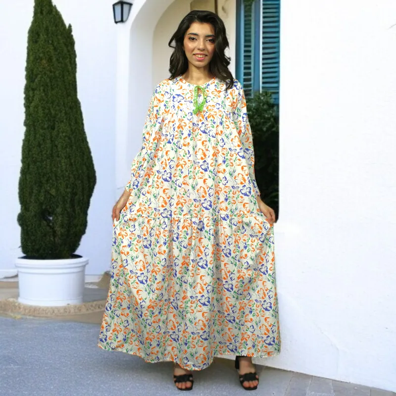 Women's Elegant Floral Print Dress