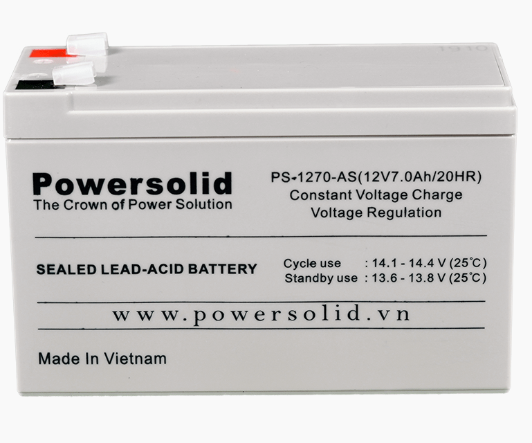 Power Solid PS-1270-AS VRLA AGM Battery 12V 7.0Ah