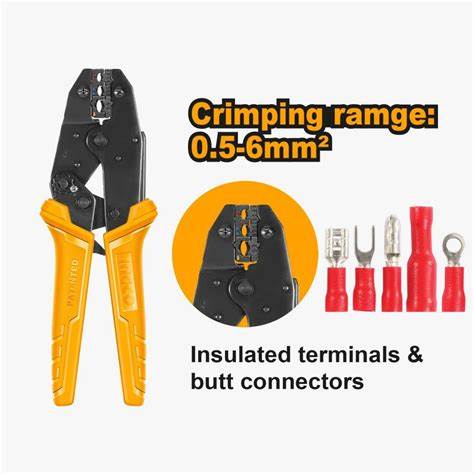 Ingco Ratchet crimping plier