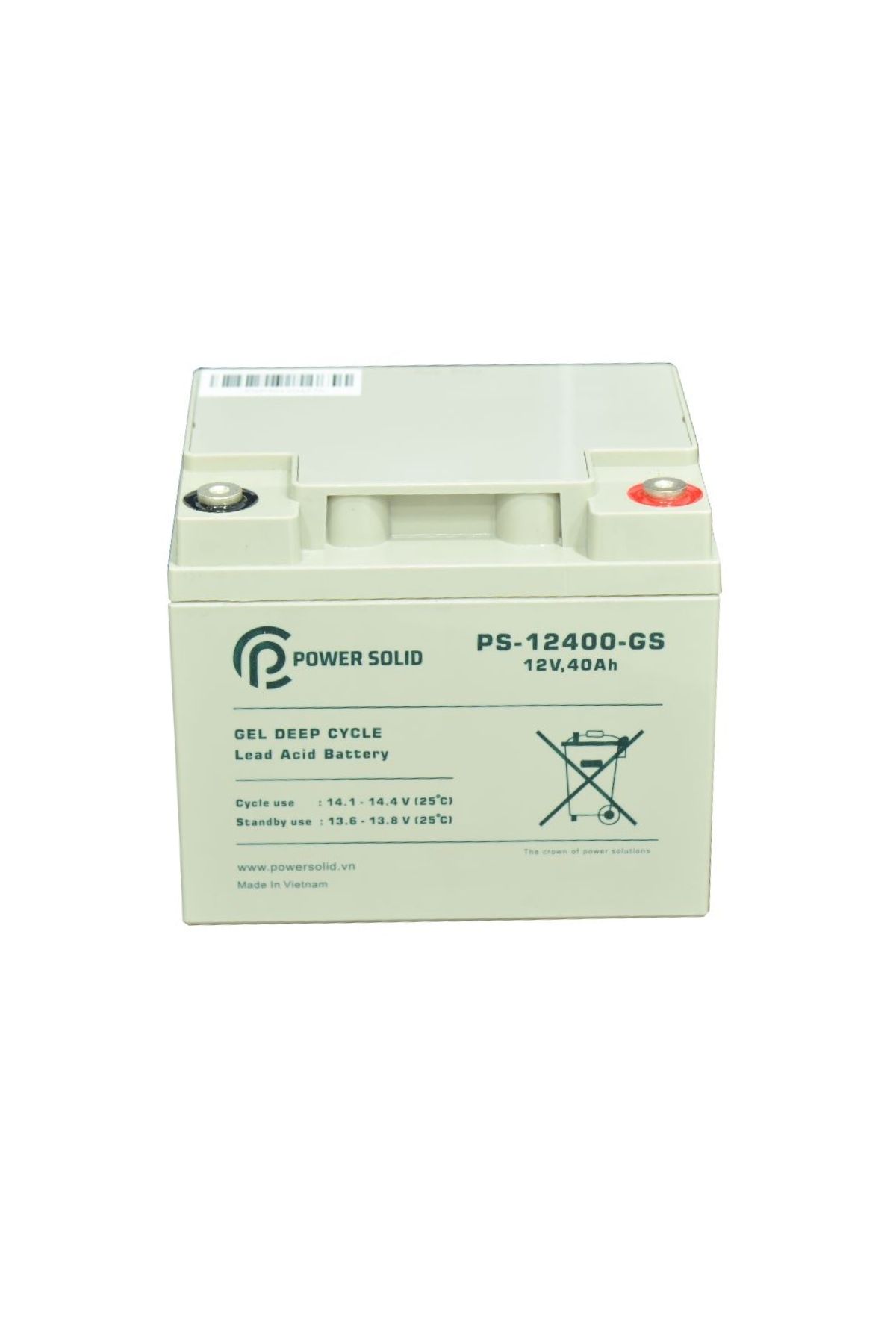Power Solid  GEL Deep Cycle Battery 12V 40Ah
