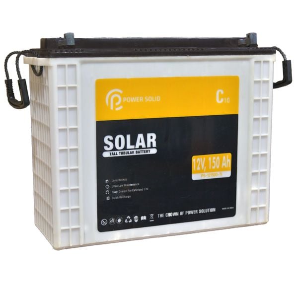POWER SOLID Tubular Battery -12V-150A