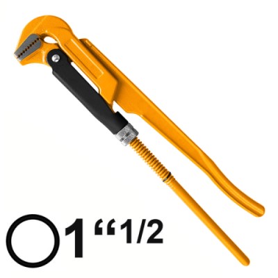 Ingco 90° heavy duty swedish pipe wrench