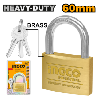 Heavy duty  brass block  padlock