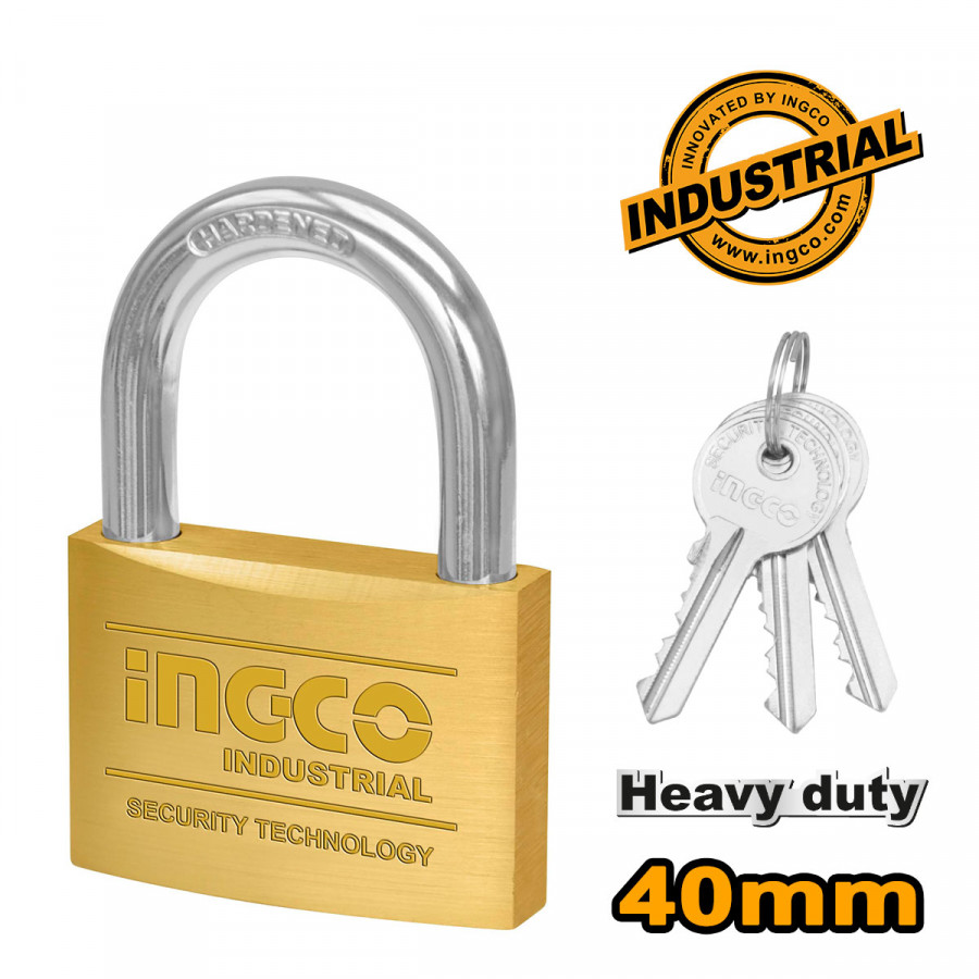 Heavy duty  brass block  padlock