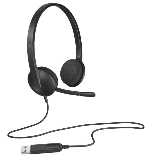 LOGITECH USB HEADSET - H340