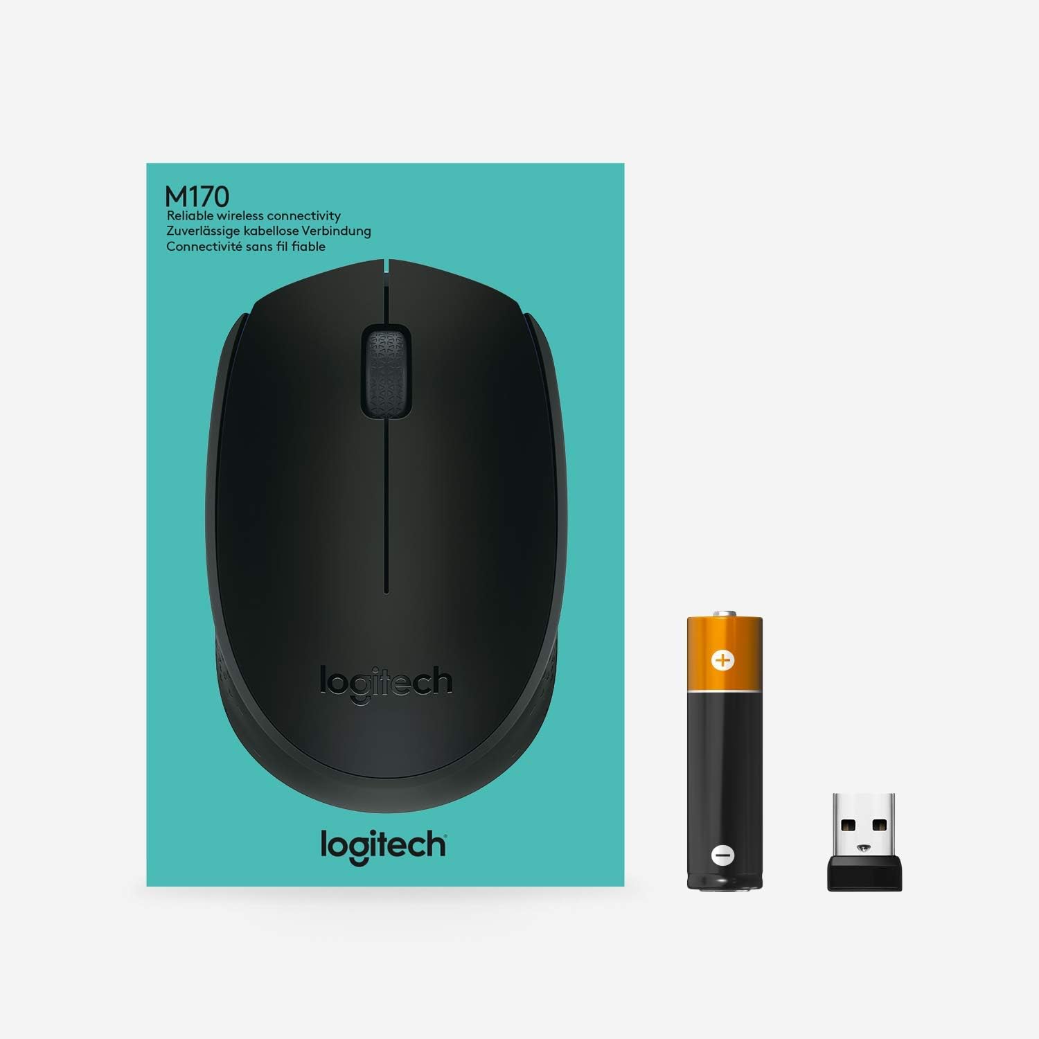 Logitech Wireless Optical Mouse -  M171