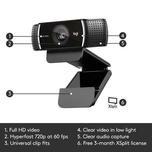 Logitech Pro Stream Webcam -C922