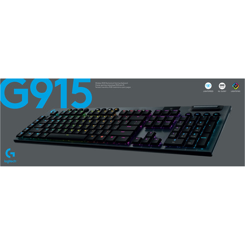 Logitech LIGHTSPEED Wireless RGB Mechanical Gaming Keyboard-G915