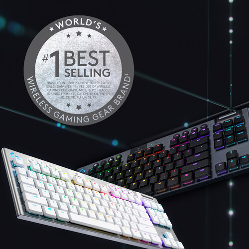 Logitech G915 TKL Tenkeyless Lightspeed RGB Mechanical Gaming Keyboard
