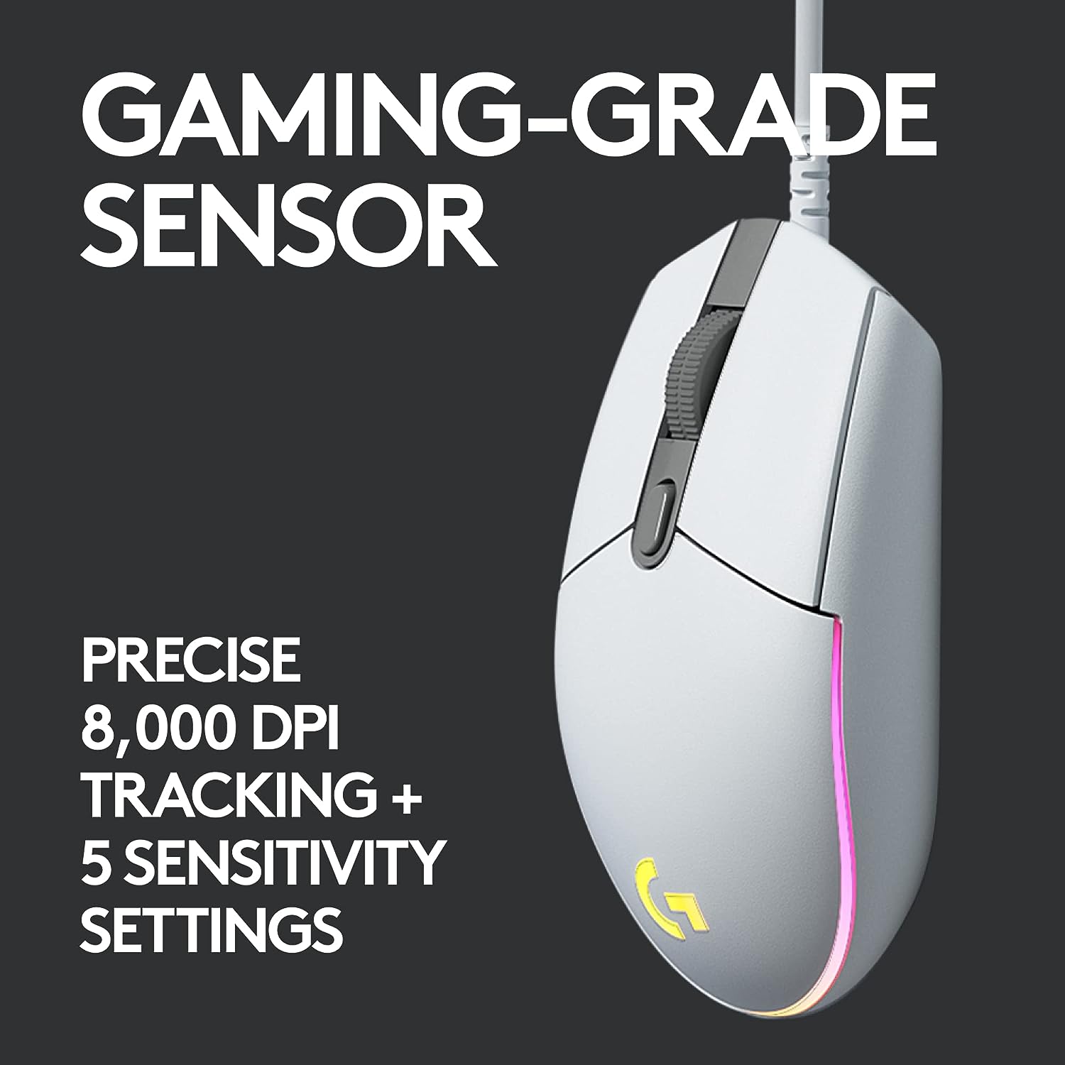 Logitech Mouse Gaming Wired 6 Button-G203