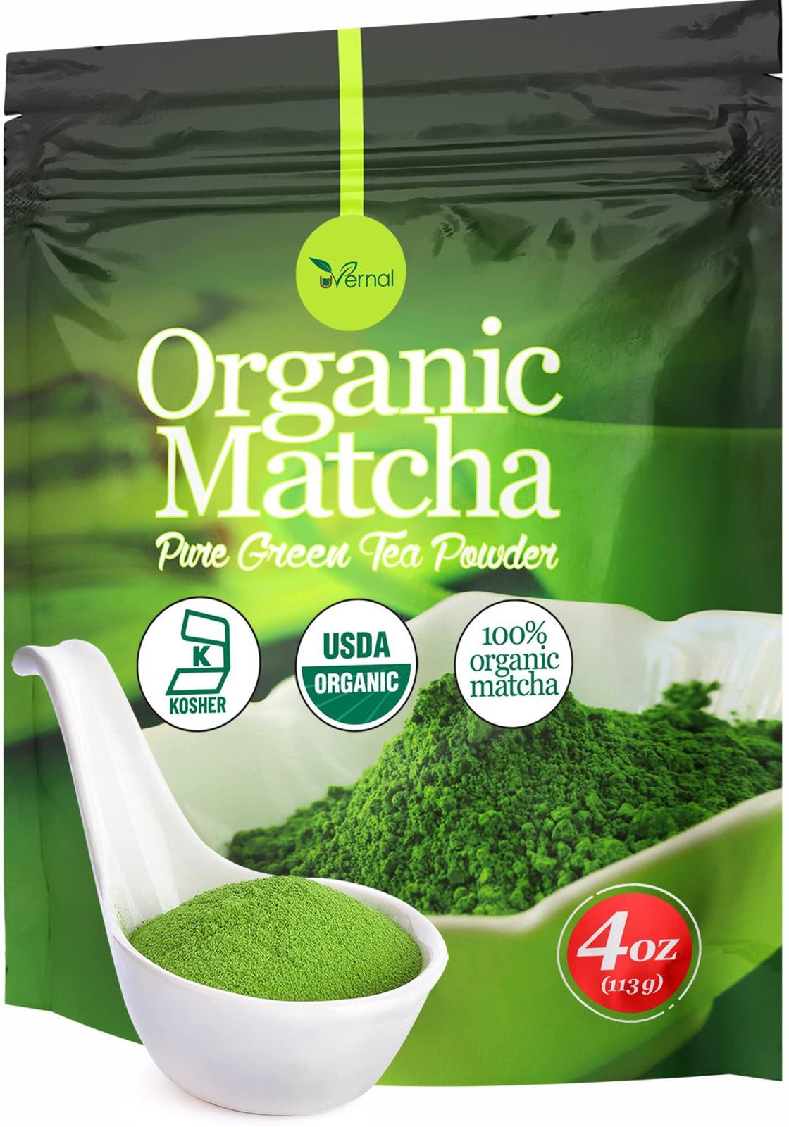 Organic matcha pure green tea powder