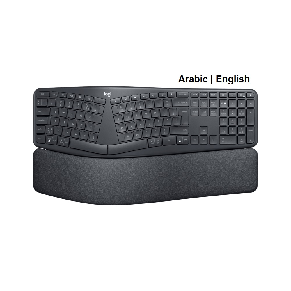 Logitech ERGO K860 Split Keyboard for Business, Bolt Eng/Ara 920-010532