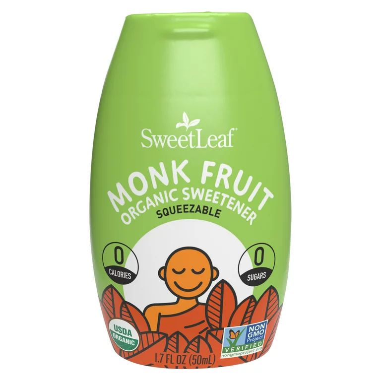 Monk fruit organic sweetener squeezable