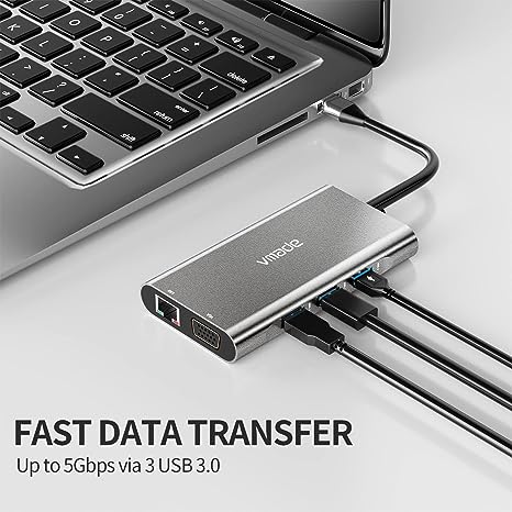 USB C hub 10 in 1 Multi-Port Adapter
