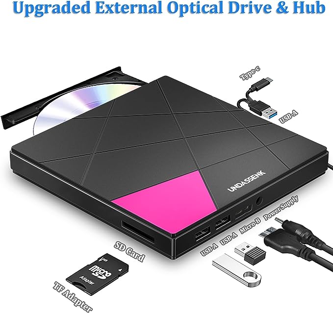 Dm DVD Externa Type-C-Dr001s