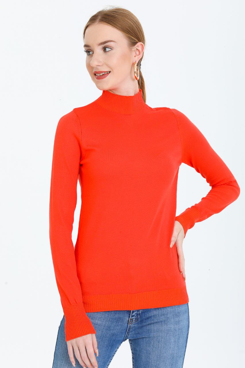 Women's High-neck Sweater