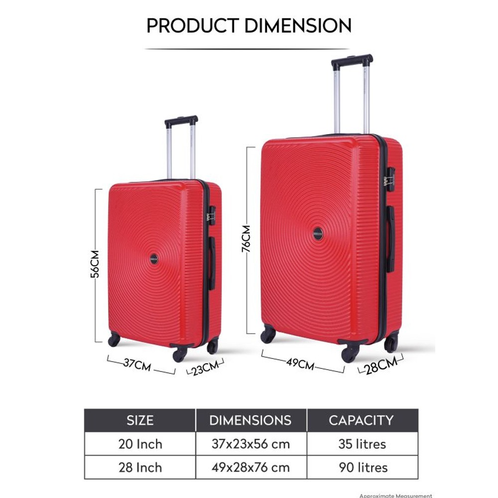 حقيبة سفر -2 قطعة