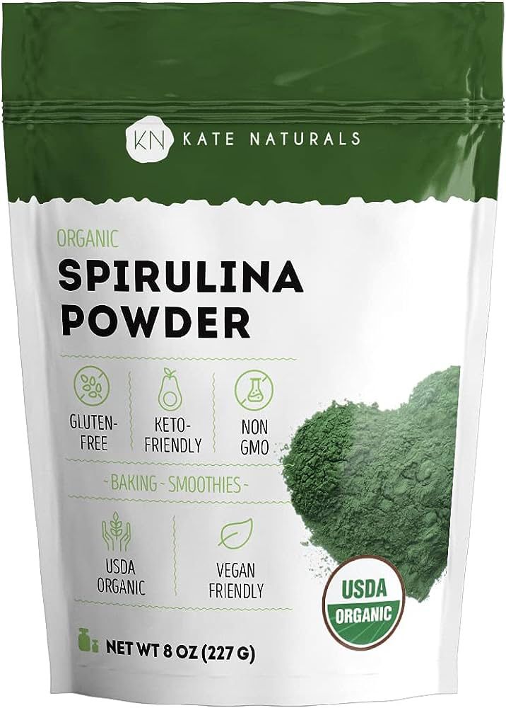 Organic spirulina powder