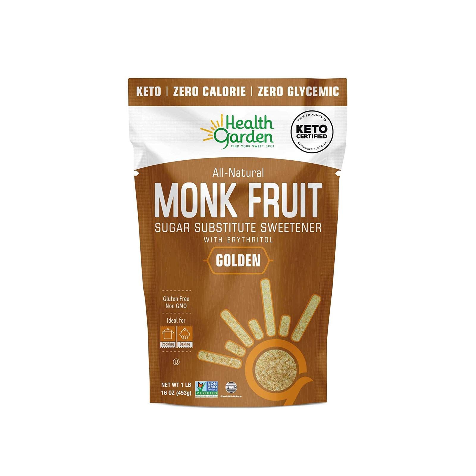 Golden monk fruit sweetener