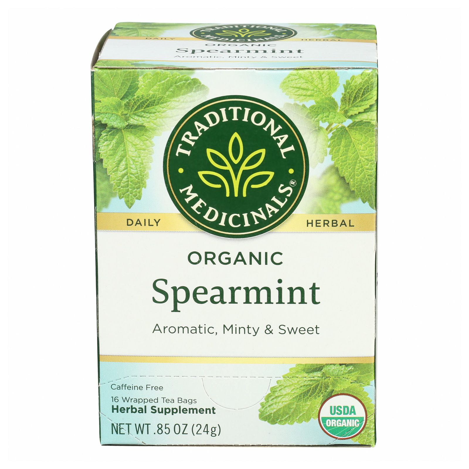 Organic spearmint tea