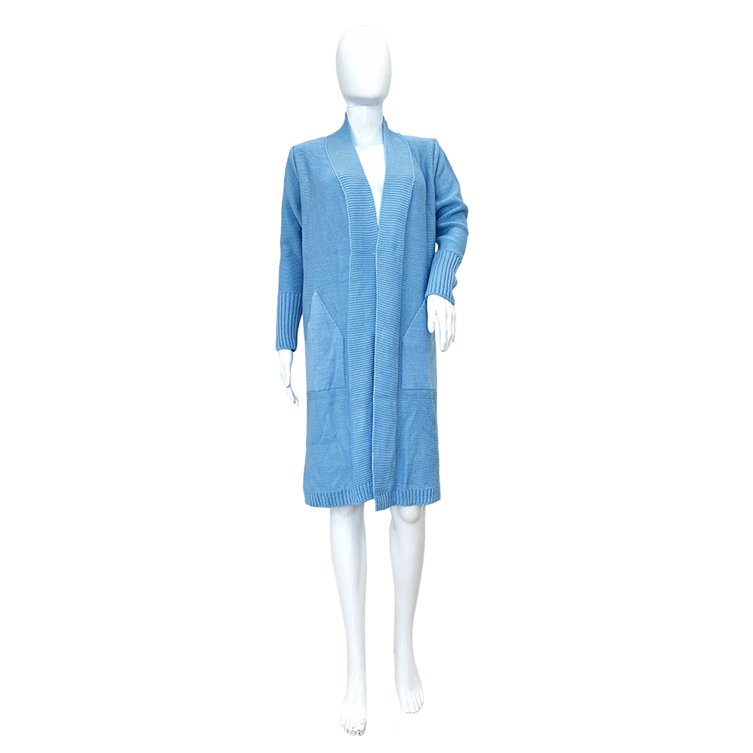 Women Long Cardigan Open Front Sweater