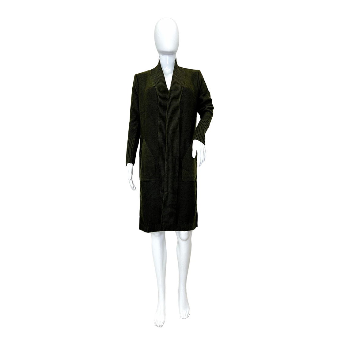 Women Long Cardigan Open Front Sweater