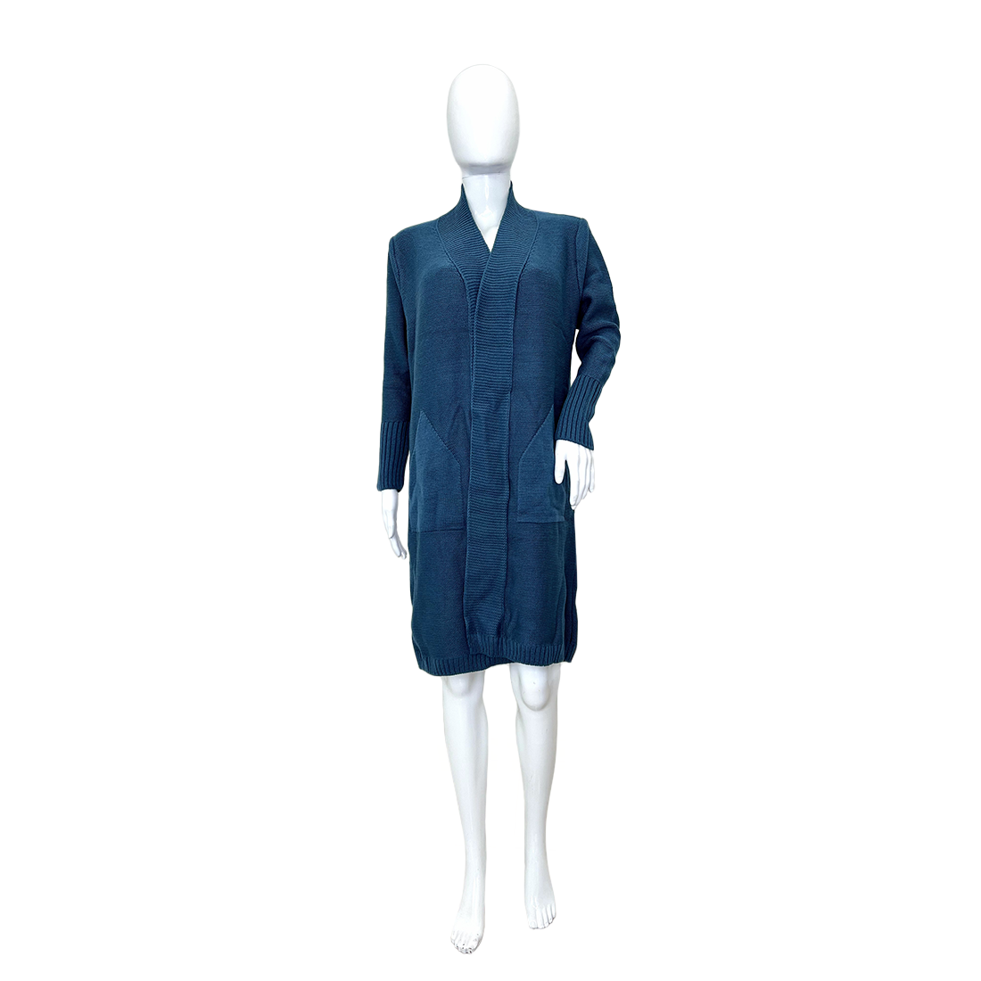 Women Long Cardigan Open Front Sweater